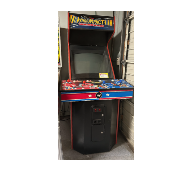 WILLIAMS HIGH IMPACT FOOTBALL Arcade Game for sale Like Brand New Home Use! COINOP PARTS